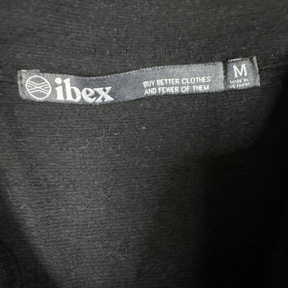 Ibex Women’s Black Full Zip Long Sleeve Jacket 100% Merino Wool Size Medium - Picture 2 of 6